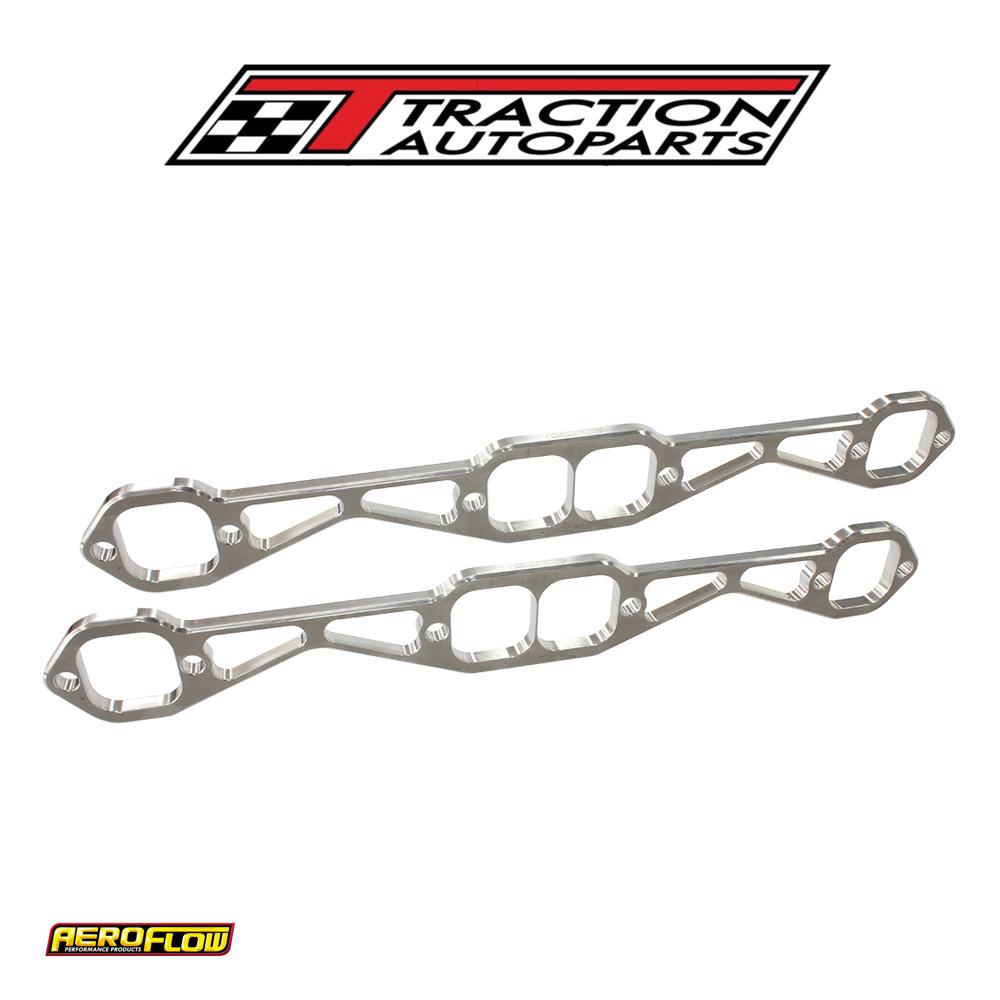 Sbc Header Flanges Set 1-3/4" Square Port 1.75 X 1.75" Pair