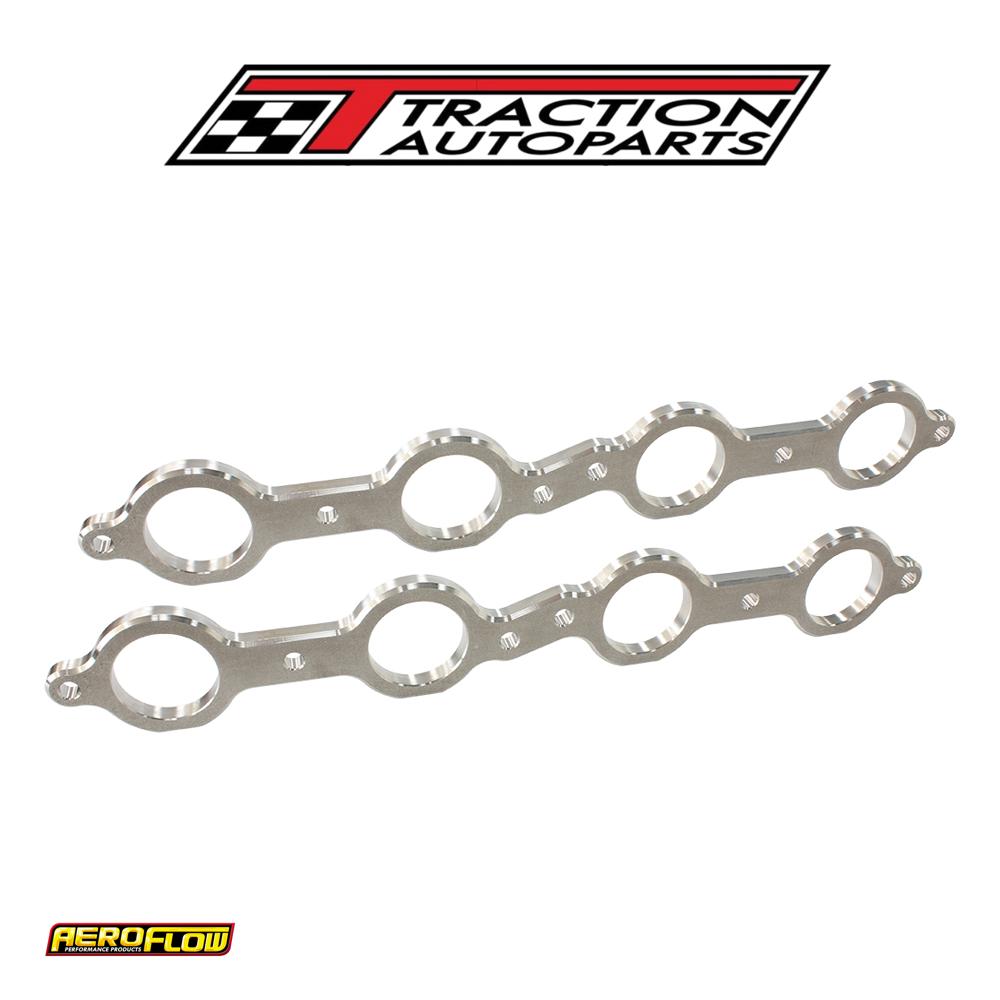 Ls Chev Header Flanges 1-3/4" Round Port 1.75" Port Pair