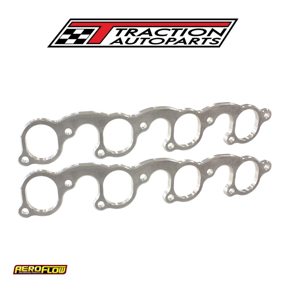 Ford 302-351 c Header Flanges 2" Oval Port Edelbrock Pair