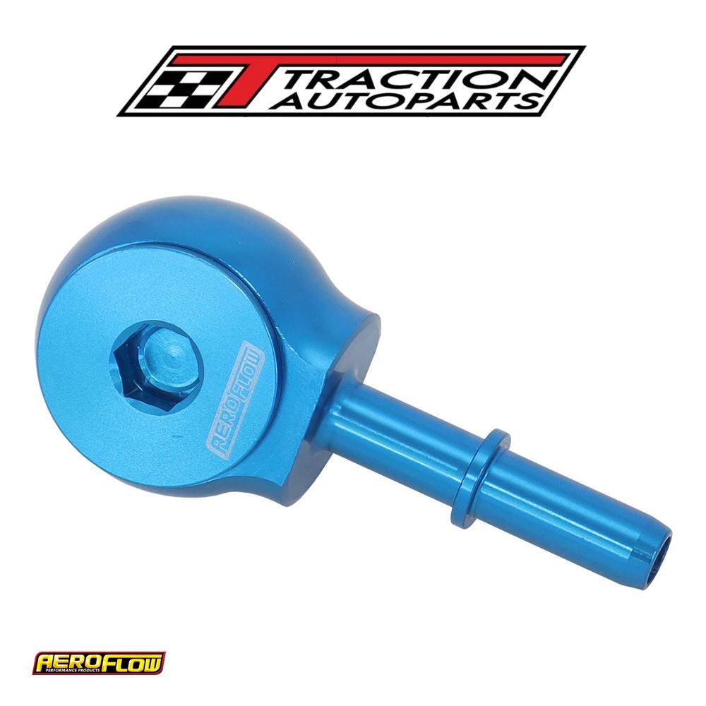 Slimline -10 orb To 5/16" Efi Push On 90 Deg Tight Radius Blue Aeroflow - Af 969-05-10