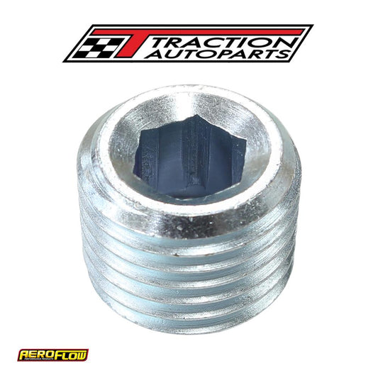 3/8" Npt Port Plug Steel Zinc Coated