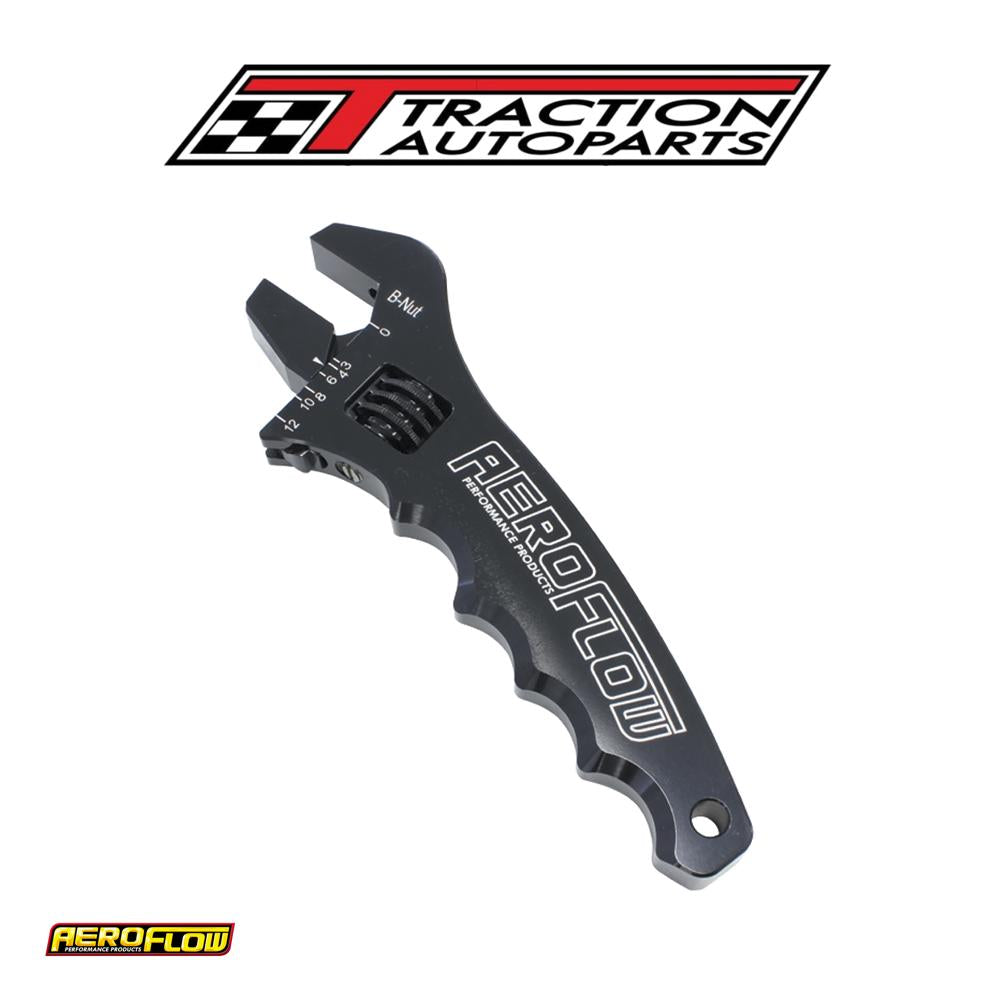Adjustable Wrench Grip Spannerblack -3 an To -12 an
