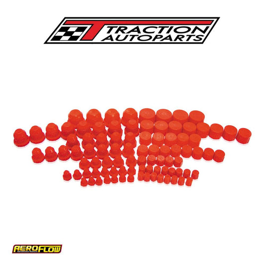 Plastic Dust Cap & Plug 96 Qtyassorted Sizes -3 an To -20 an