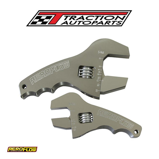 Adjustable Wrench Grip Spanner 1 X Small & 1 X Large Shorty