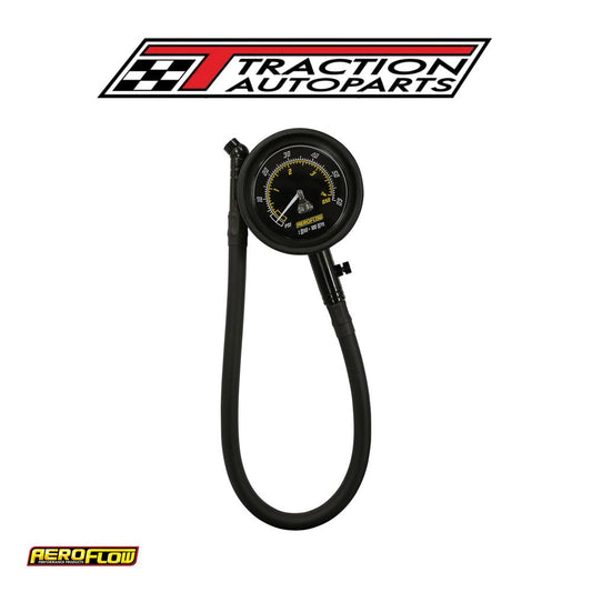 Tyre Pressure Gauge 0-60 Psi Tire 4.1 Bar Black Analogue