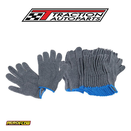 Multi Purpose Knitted Gloves 12 Pairs Work Shop Mechanic