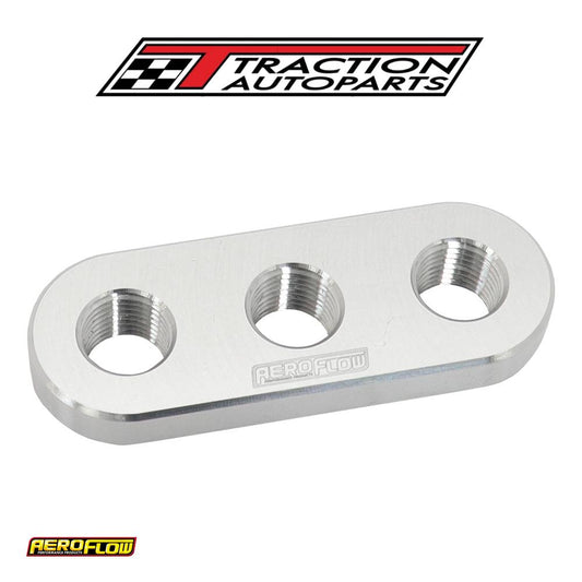 Weld In Alloy Plate 1/8" Npt X 3 Ports Vacuum Intercooler