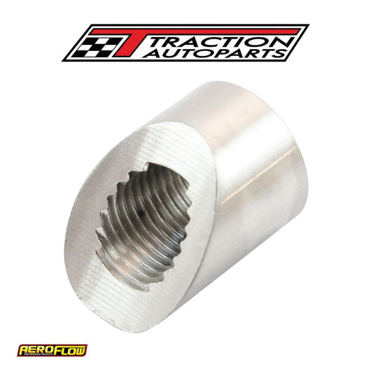 Angled Weld Bung O 2 Sensor S/s M 12 x 1.25 Oxygen Sensor 45