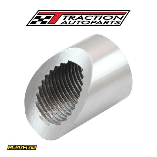 Angled Weld Bung O 2 Sensor Steel M 12 x 1.25 Oxygen Senso 45