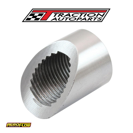 Angled Weld Bung O 2 Sensor Steel M 18 x 1.5 Oxygen Sensor 45