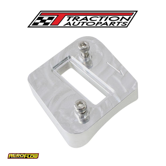 Mass Air Flow Alloy Weld On Plate Sensor Bung Universa Mafafm Aeroflow - Af 989-05