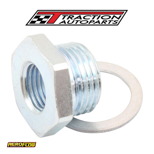 M 18 X 1.5 mm Reducer M 12 X 1.25 o 2 Oxy Sensor Bush Steel Zinc