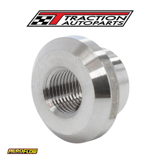 Female Weld On Bung, M 10 x 1.0 Thread, Stainless Steel