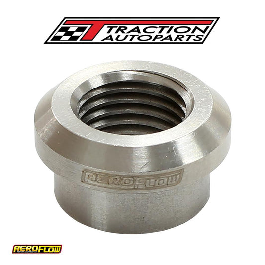 Female Weld On Bung, M 12 x 1.5 Thread, Stainless Steel