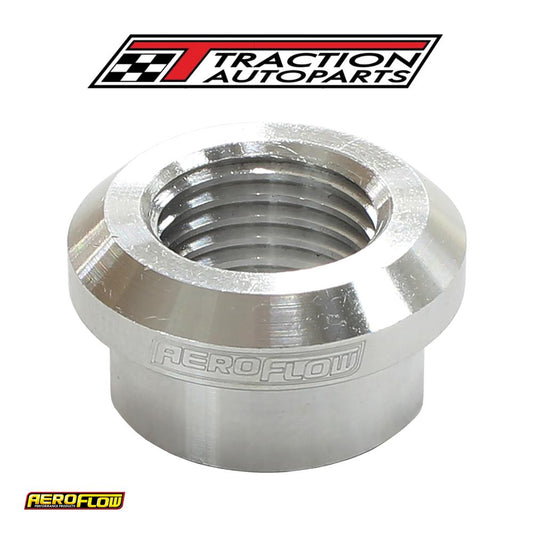 Female Weld On Bung, M 16 x 1.5 Thread, Aluminium