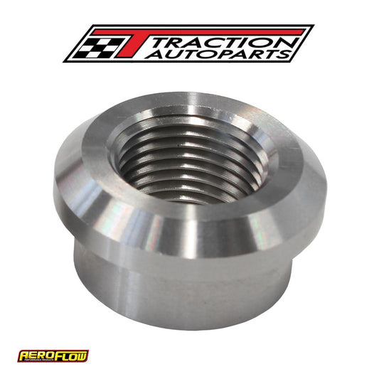 Female Weld On Bung, 3/8" Npt Thread, Stainless Steel