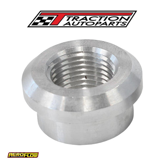 Female Weld On Bung, 1" Npt Thread, Aluminium