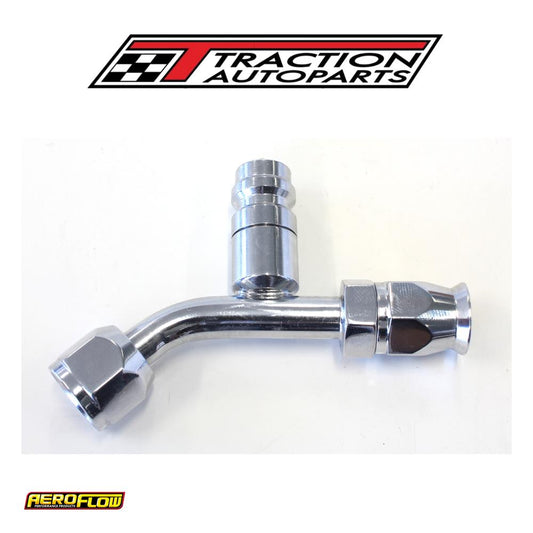 -6 A/c W/charge Port 45 Deg Stainless