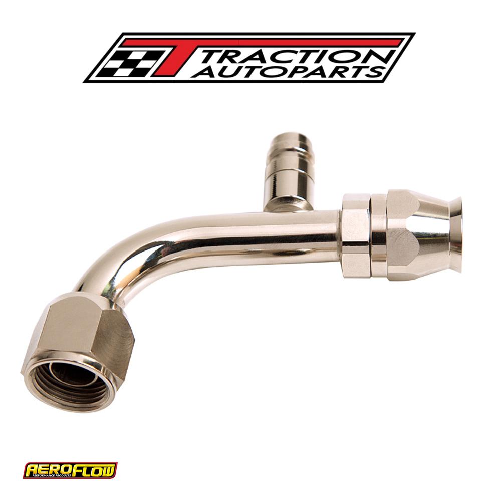 -10 A/c Fitting W/charge 90 degstainless
