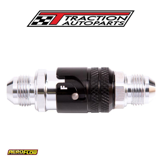 Quick Relase -8 Viton Seal Black Aluminum