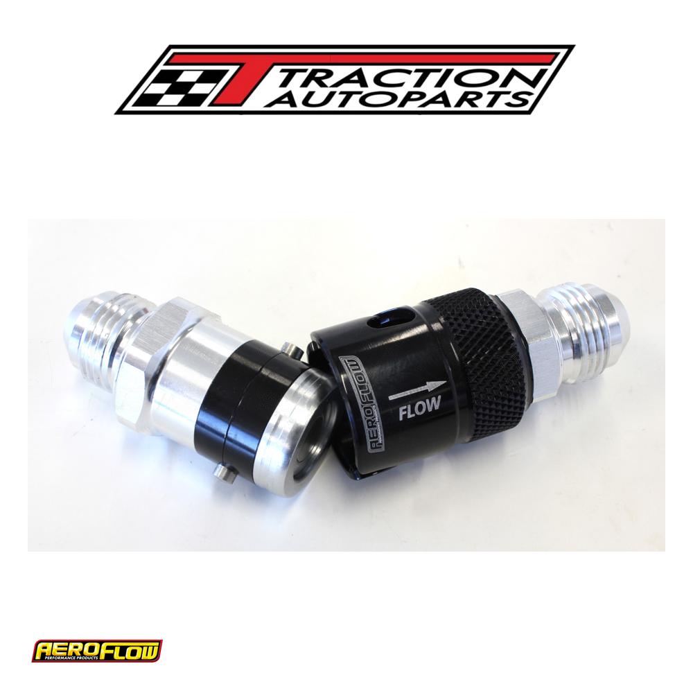 Quick Release -8 Buna N Seal Black Aluminum