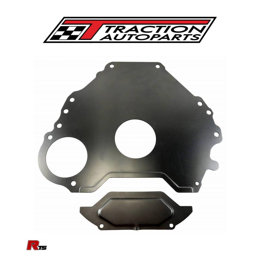RTS OE, Sandwich Plate Kit,Transmission to Block. Ford C4, 157 Tooth, Includes Inspection Plate, Windsor, Cleveland, Kit