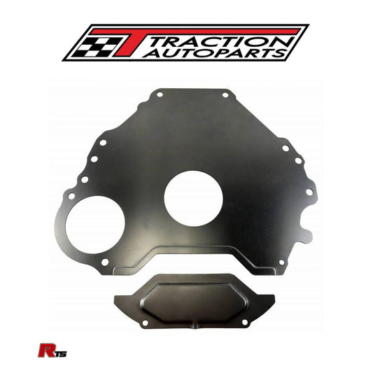 RTS OE, Sandwich Plate Kit,Transmission to Block. Ford C4, 157 Tooth, Includes Inspection Plate, Windsor, Cleveland, Kit