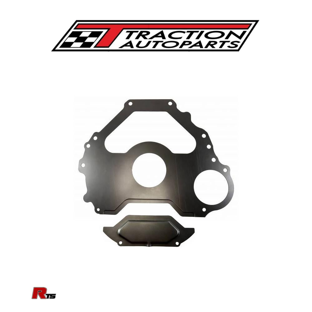 RTS OE, Sandwich Plate Kit,Transmission to Block, 164 Tooth, Includes Inspection Plate, C4 C6 C10 FMX AOD, Windsor, Cleveland, Kit