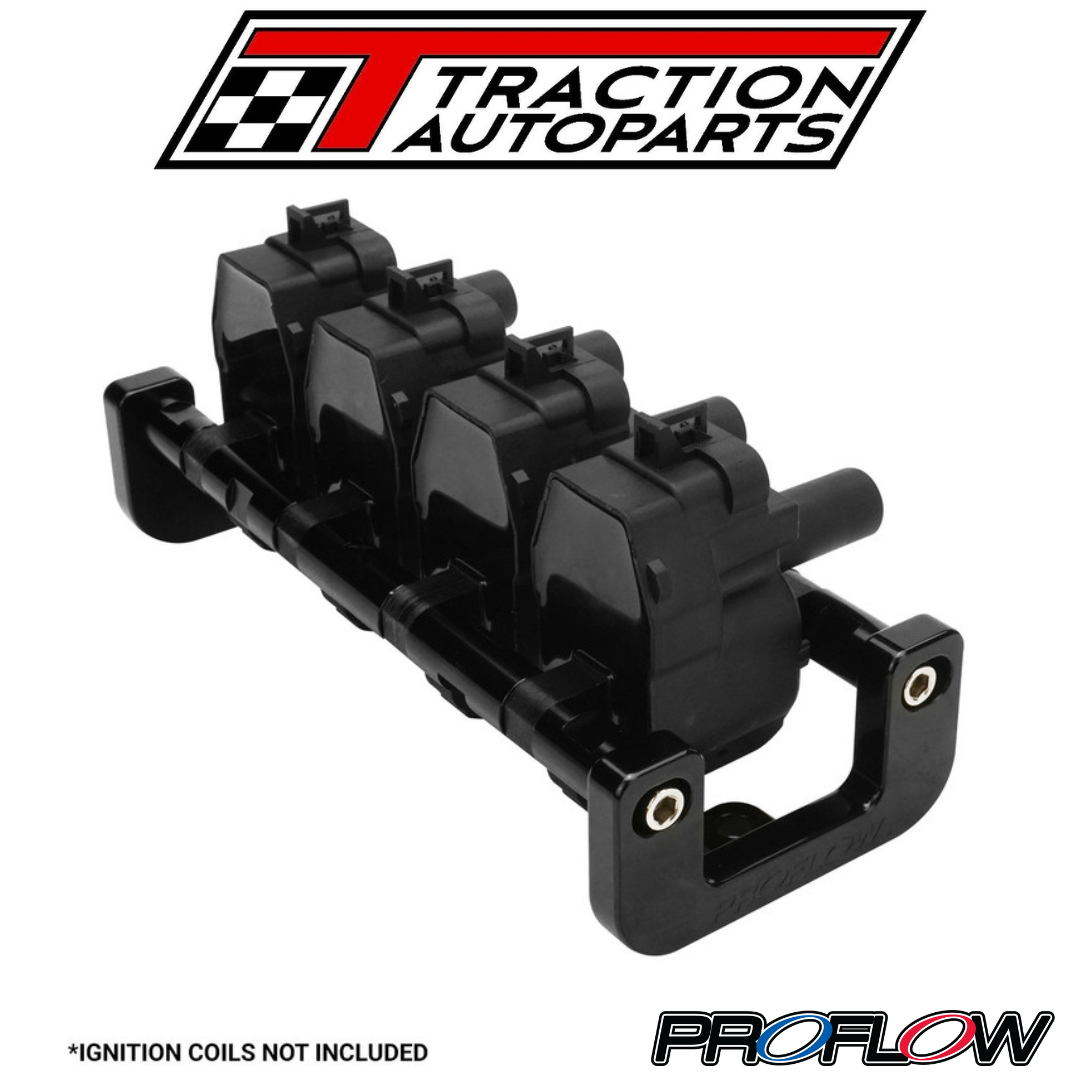 Ignition Coil Relocation Brackets, LS1/LS2/LS3, Billet Aluminium, Black Anodised