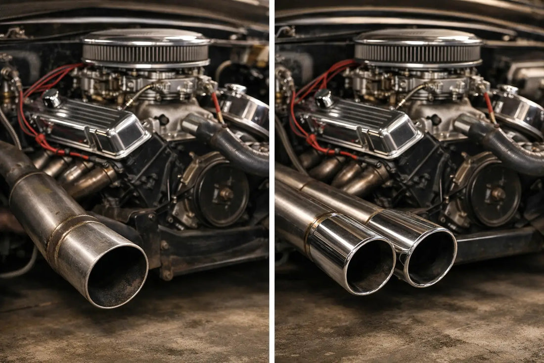 Single Versus Twin Exhaust: Which Suits Your V8?