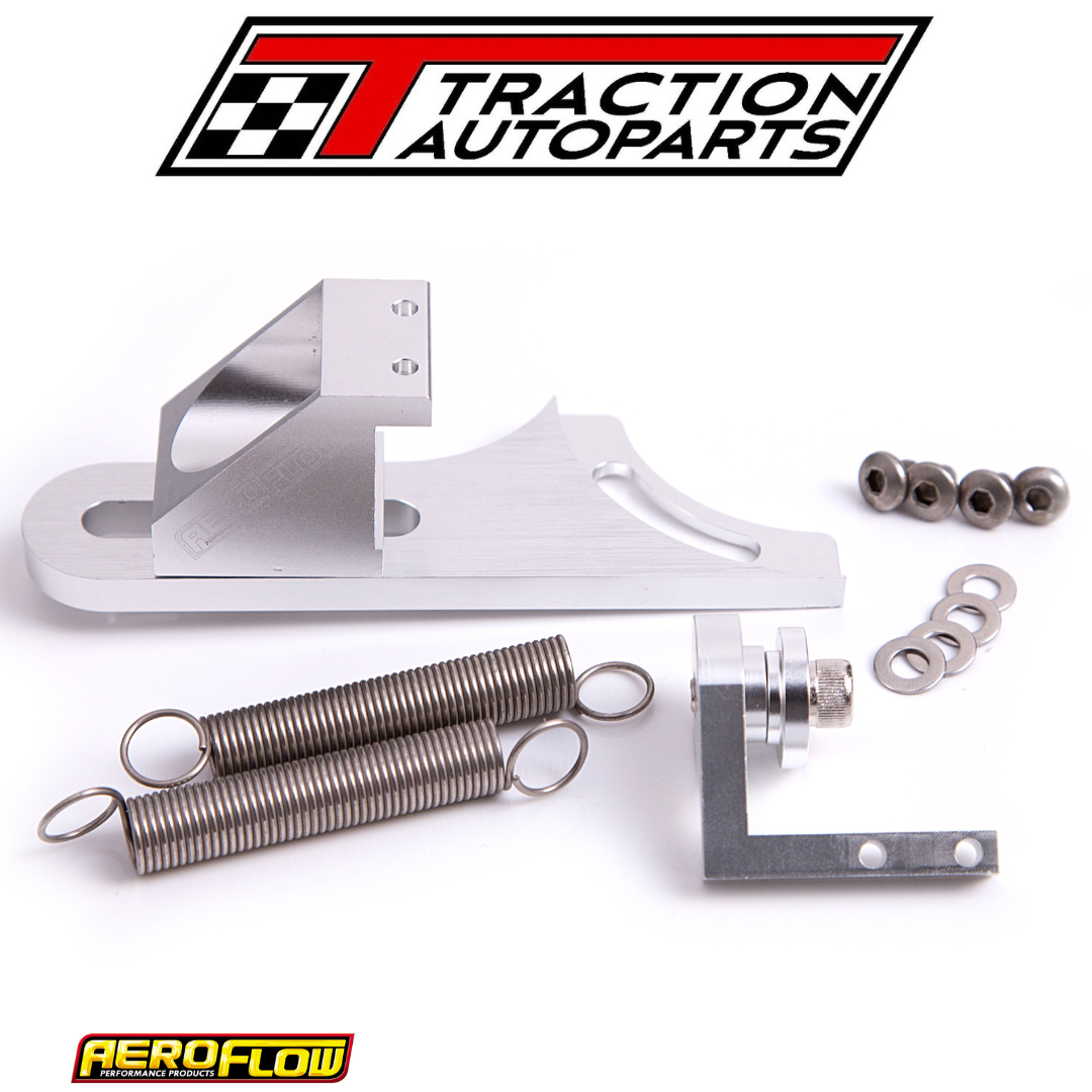 Aeroflow Throttle Return Spring Bracket 4150 Style Silver Finish ...