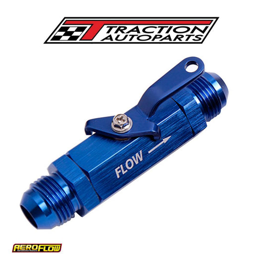Shut Off Valve -4 an Blue.