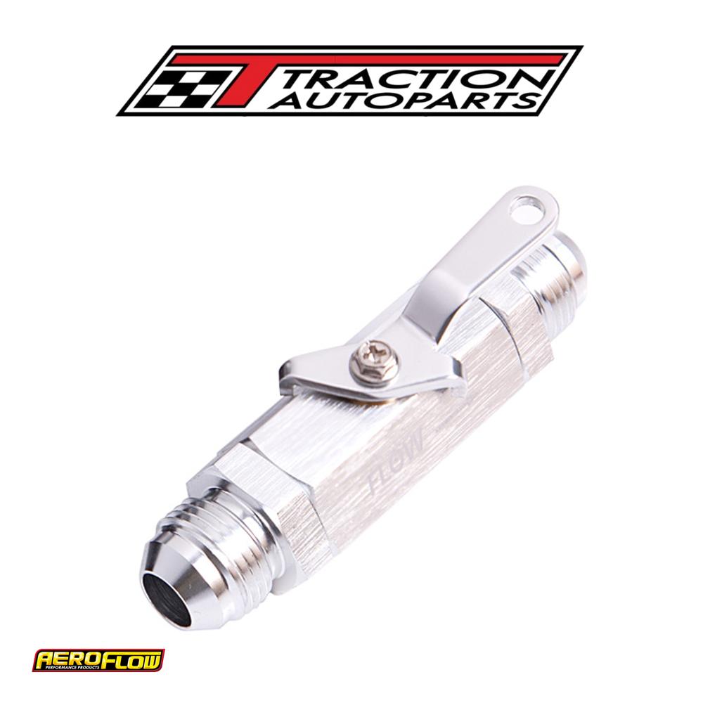 Shut Off Valve -10 an Silver