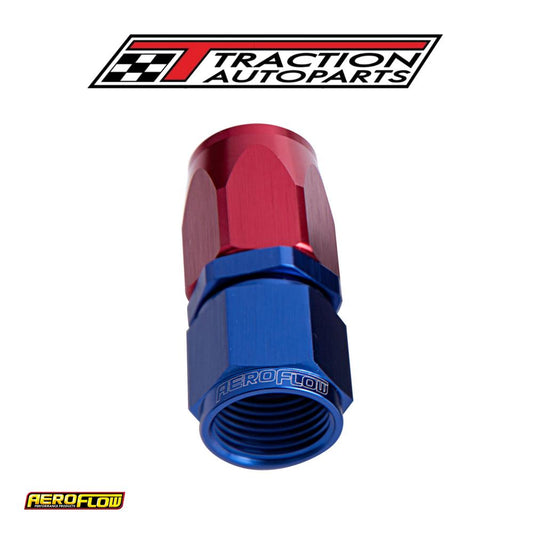 -10 an Taper Series Straight Hose End Blue