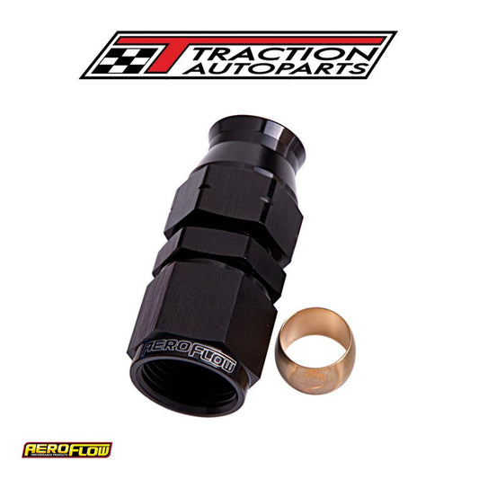 1/4" Hard Line To -4 an female adapter Black W/ Olive