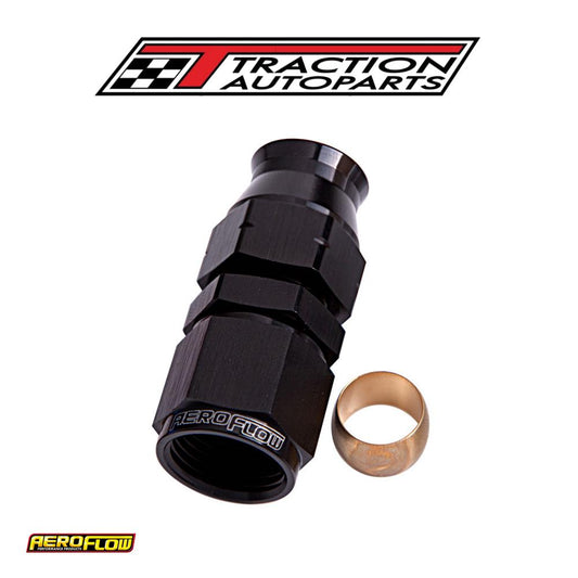 1/2" Hard Line To -8 an female adapter Black W/ Olive
