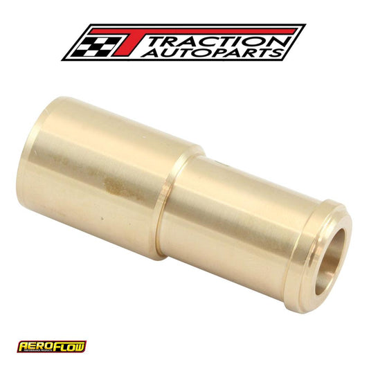 Ford 351 c Brass 5/8" To 3/4" Stepped Fitting Water Outlet Block Aeroflow - Af 117