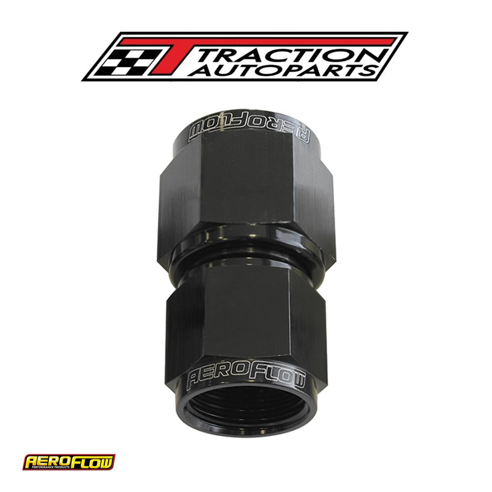 Swivel Coupler Reducer -8 an To -6 an Black Female Coupler