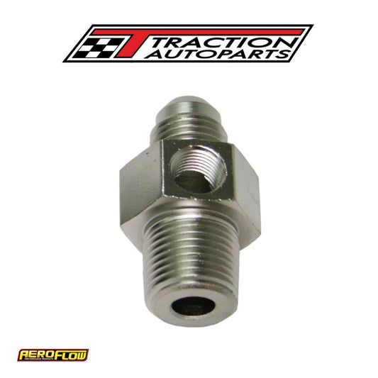 Male 3/8"npt To -6 an 1/8" Portsilver 3/8" To -6 an 1/8" Port