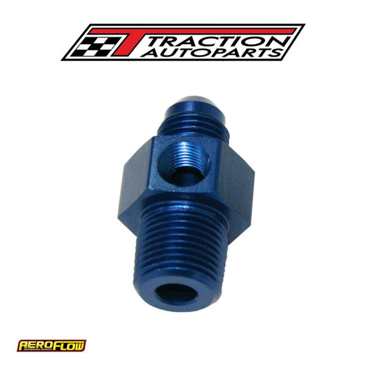 Male 1/4"npt To -8 an 1/8" Portblue 1/4" To -8 an 1/8" Port