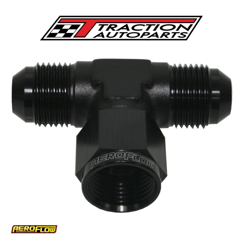 An Tee -10 an Female Nut Black Swivel Nut On Side