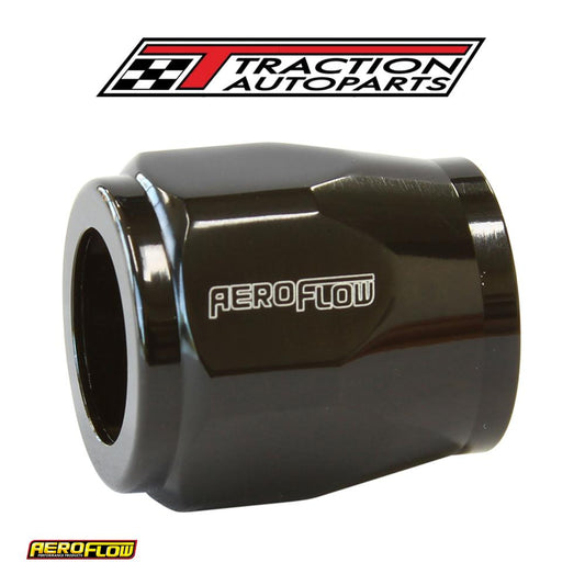 Hex Hose Finisher 14.3 mm ID Black 9/16" ID Clamp