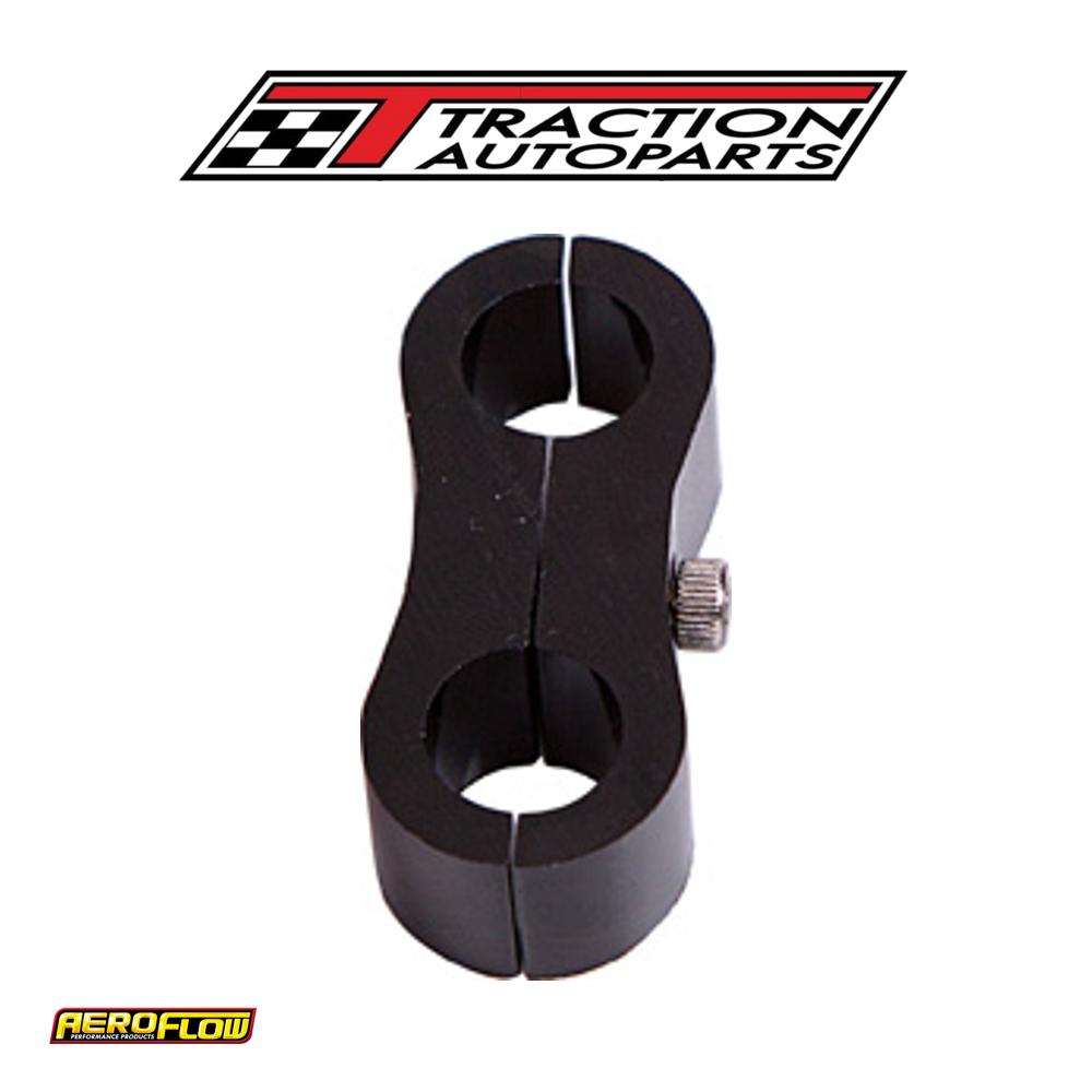 Billet Dual Hose Separator Black 15.8 mm ID Or 5/8" ID