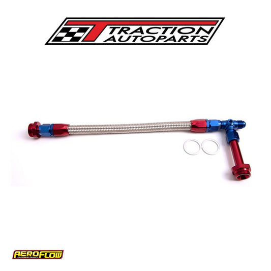 Holley Dual Inlet Rail -6 an Blue Suit 1-2 Metering Blocks.