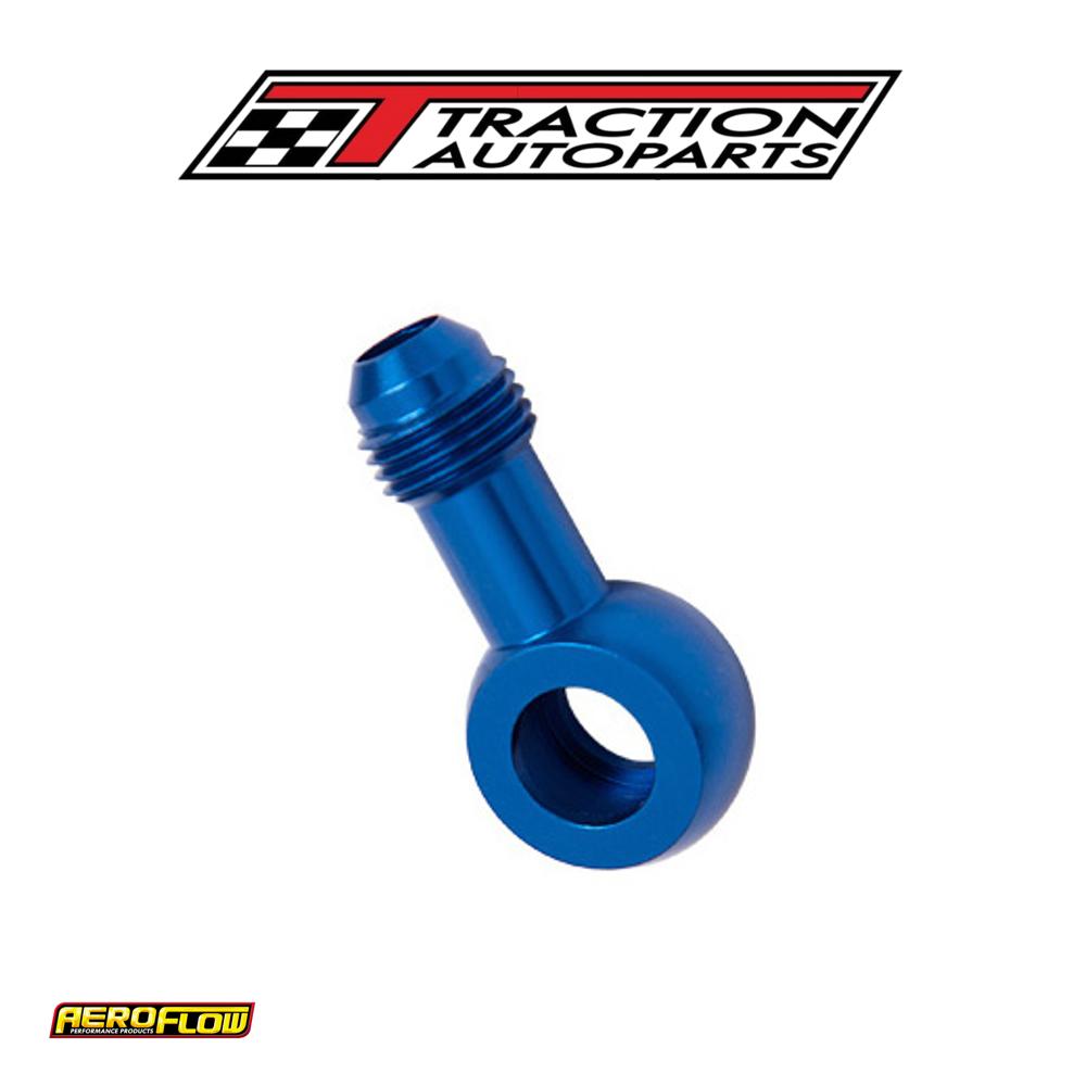 Edelbrock Carb Inlet Banjo Blue 5/8-20 To Male -6 an