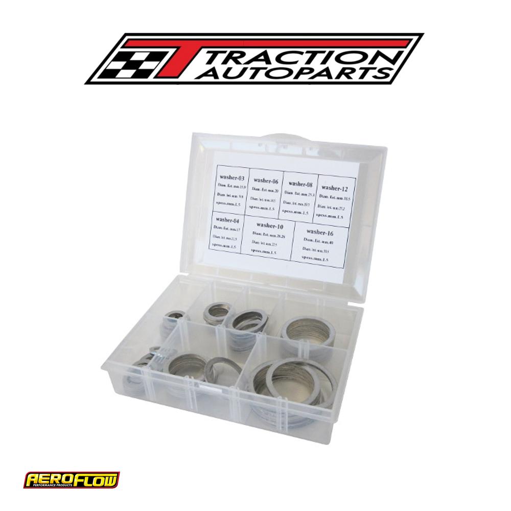 Alloy Crush Washer Metric Kit Sizes Include M 6 To M 24