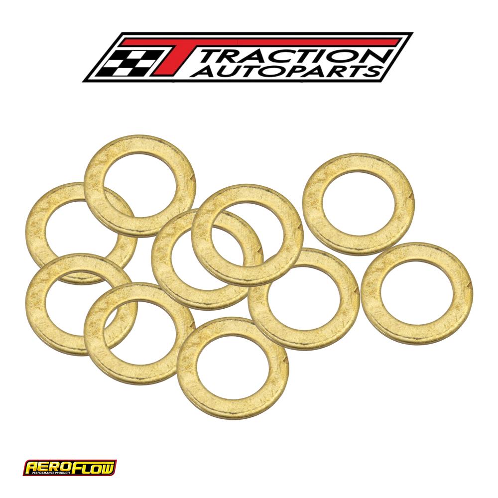 Brass Crush Washer Metric M 10 10 mm ID Suit M 10 Thread 10 Pac