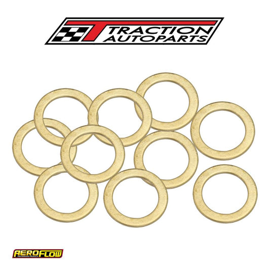 Brass Crush Washer Metric M 14 14 mm ID Suit M 14 Thread 10 Pac