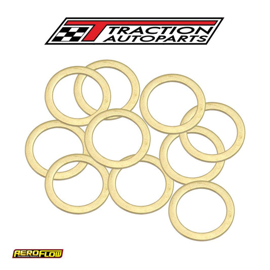 Brass Crush Washer Metric M 18 18 mm ID Suit M 18 Thread 10 Pac