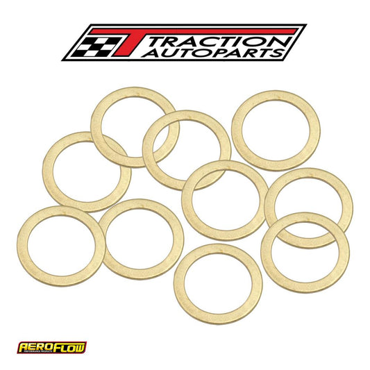 Brass Crush Washer Metric M 20 20 mm ID Suit M 20 Thread 10 Pac